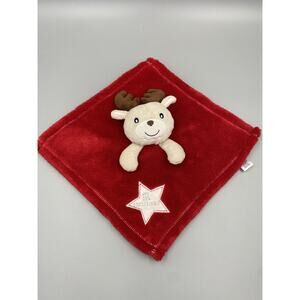 Baby Gear Lovey My 1st Christmas Reindeer Lovey Plush Security Blanket
